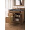 James Martin Vanities Bristol 36in Single Vanity, Saddle Brown w/ 3 CM Charcoal Soapstone Quartz Top 157-V36-SBR-3CSP - alternate 4